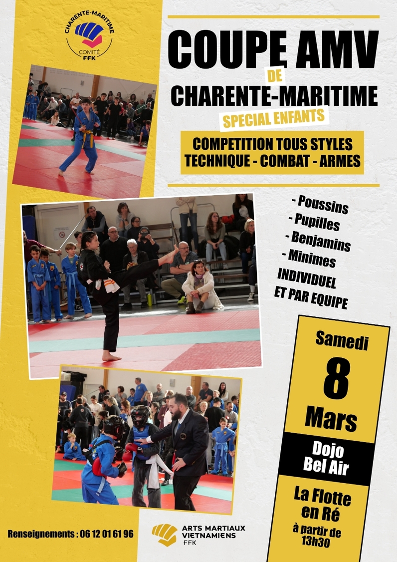 Coupe interstyle AMVT technique et combat